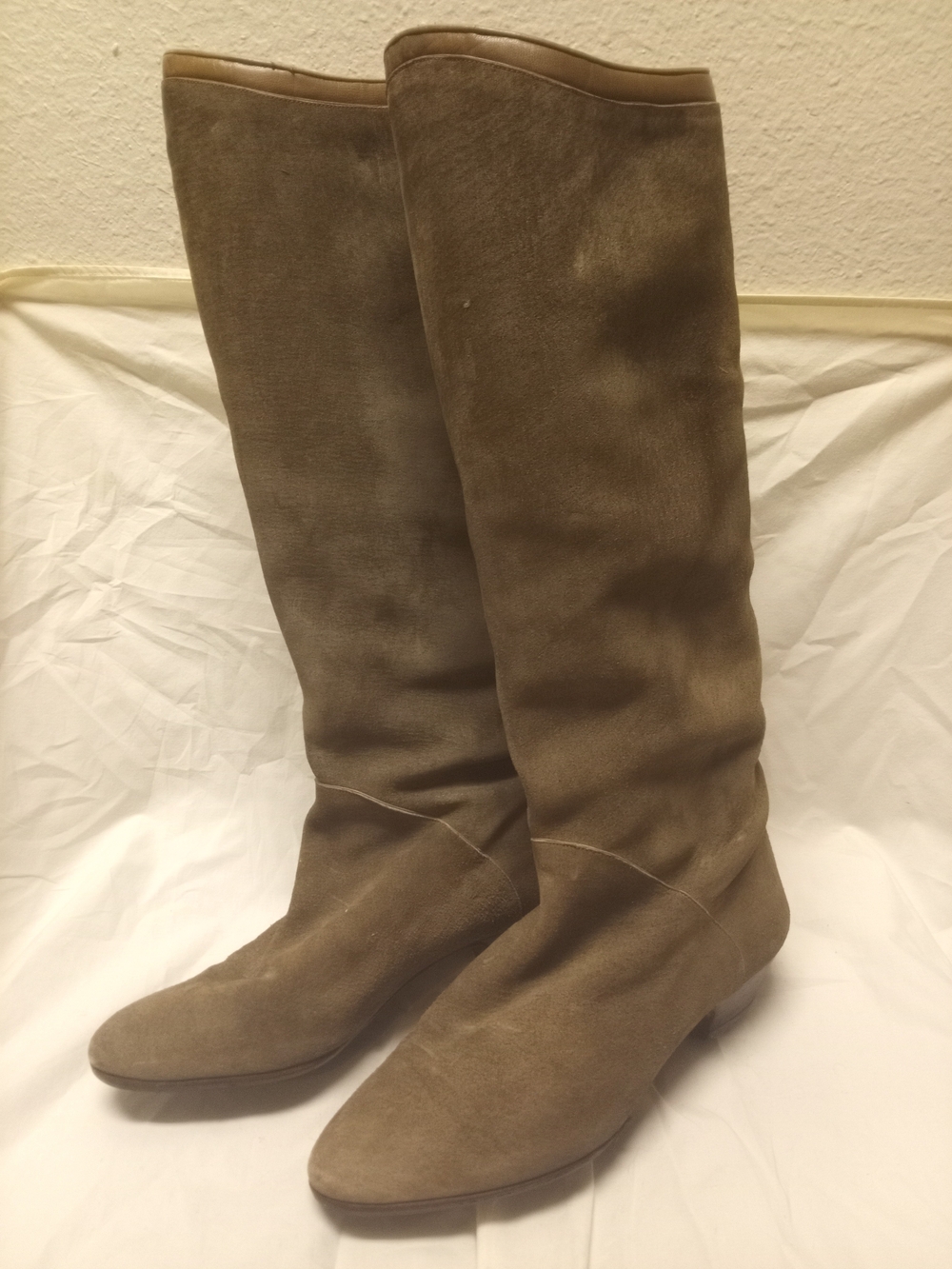 Manolo Blahnik Sz 6 Womens Brown Suede Vtg Boots